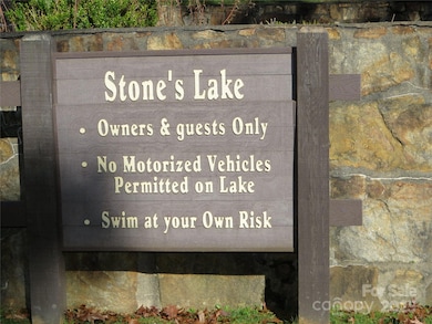 Stone's Lake Sign