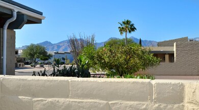 b Front patio view