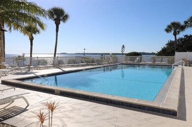 Waterfront swimming pool. 