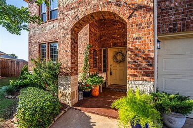 Covered front porch.