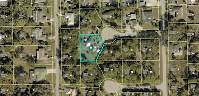 Aerial map of property and surrounding area