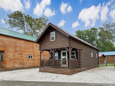 View of log home
