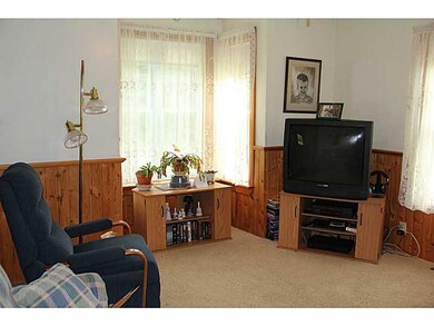 Living Room. Bay window in living...