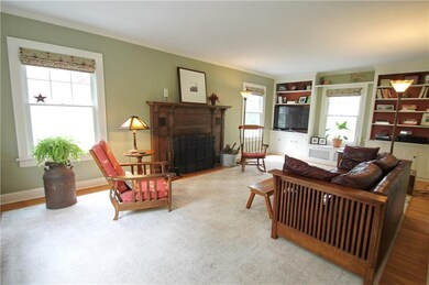 The large front-to-back living room in the origina