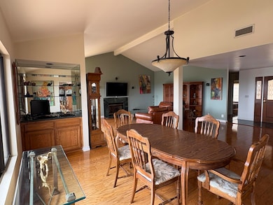 Great room from dining