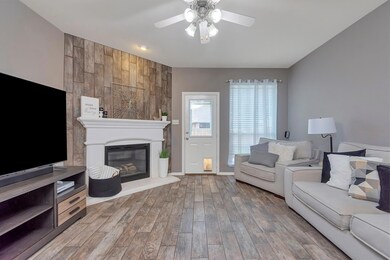 Living Room with Gas Fireplace