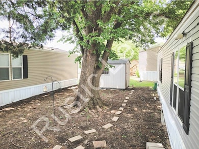 Walkway to Storage Shed