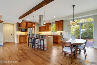 Open kitchen with . . .