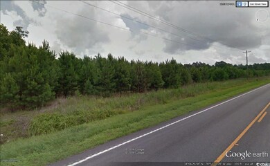 View of street with a wooded view