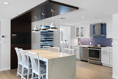 Photo is from a renovated Deluxe floor plan; not a
