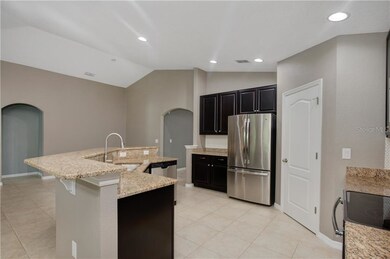 Large curved ISLAND & BREAKFAST BAR that not only 