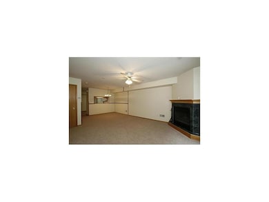 Living Room. Living room with gas fireplace.