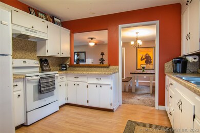 Kitchen appliances are included.