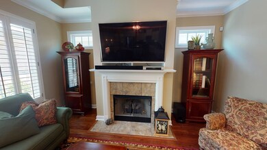 Custom Mantel and Gas Fireplace