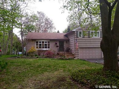 Exterior Front. House sets back from the road with