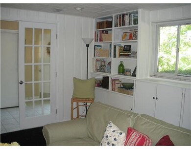 Family Room. Beautiful wall of Built-in Cabinets