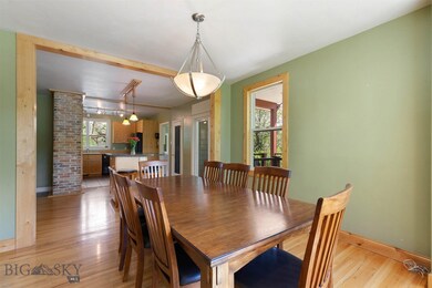 Main floor dining area
