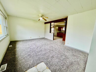 Living room from front door