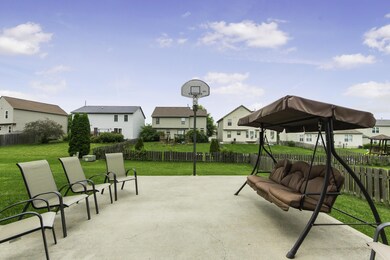 Concrete Patio w/ Basketball Hoop