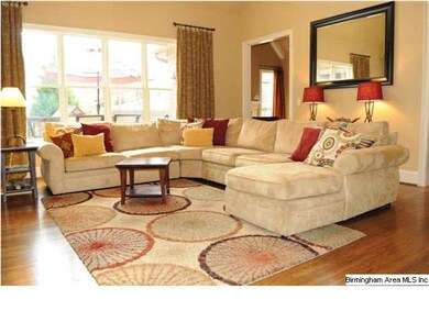 Warm and spacious 2 story family room.