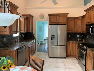 Beautiful custom cabinets and granite counter tops
