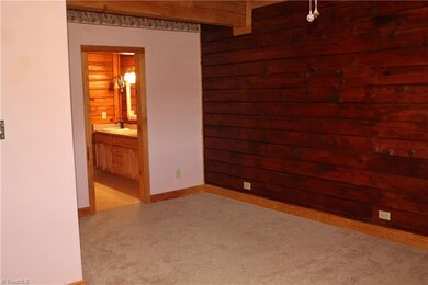 This is another view of the bedroom leading to the