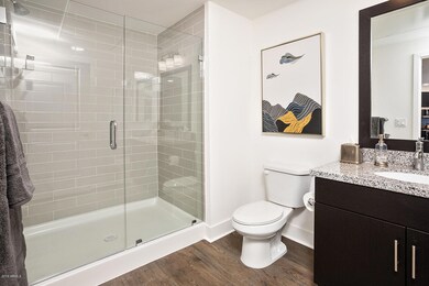 Bathroom with walk in shower