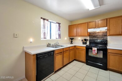 Kitchen with Window to back yard