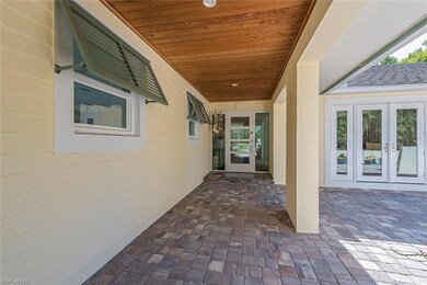 Tongue-in-Groove Wood Ceiling at Front Entry