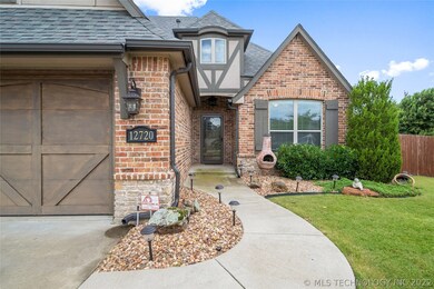Covered front porch welcomes your guests into the