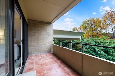 Step through the living room slider door to enjoy some outdoor time on your own balcony.
