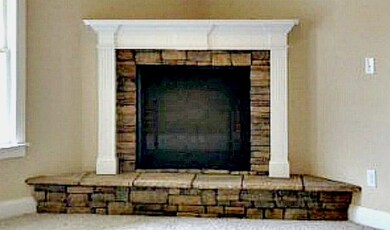 Stone Electric Fire Place