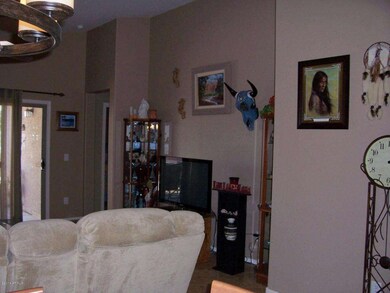 Built in entertainment area in great rm