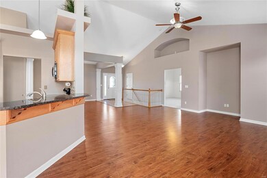 Prestigious and Generous Entry.  Opens to Vaulted 
