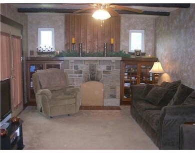 Living Room. BUILT-IN BOOKCASES, FIREPLACE,FRENCH
