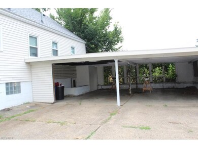 Large attached carport!