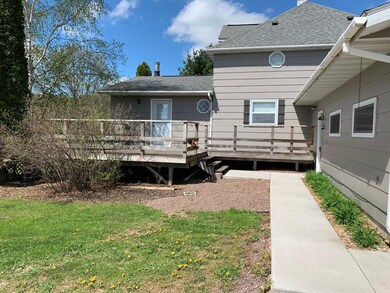 Entrance with new sidewalks