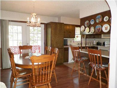 Beautiful French doors to deck