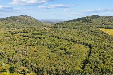 Aerial with Bald Mountain and Ragged Mou