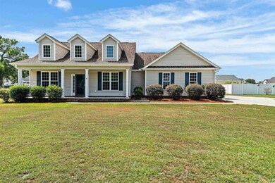 View of front facade with a front lawn