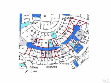 Plat of lots as of 4/4/2012