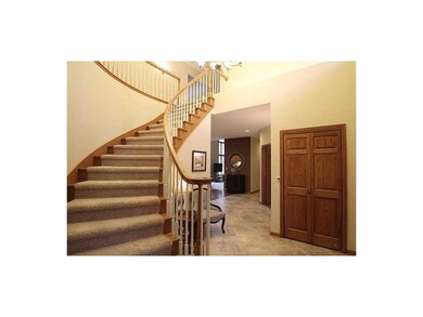Foyer. The impressive foyer features beautiful til