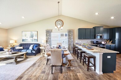 The Rushmore plan has a charming vaulted main leve