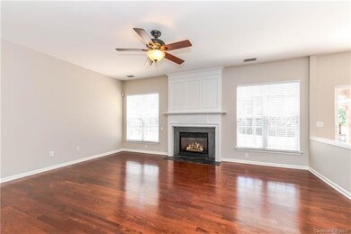 Great Room with gas logs.
