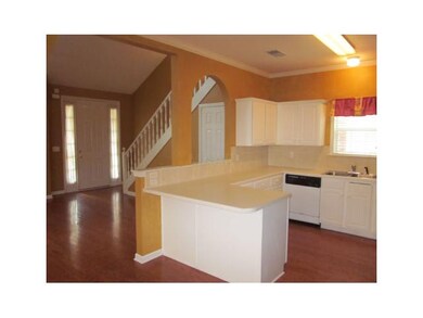 Here you can see how the kitchen opens up to the g