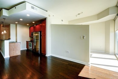 Living room & kitchen area