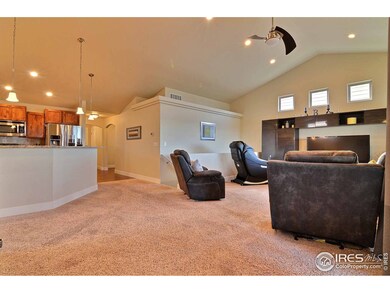 Open Floor Plan With Vaulted Ceilings