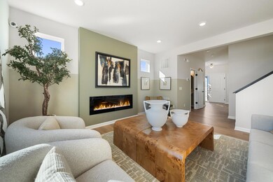 Living room looking into the entryway.
