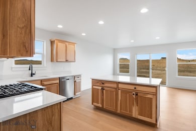 large bright kitchen