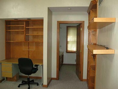 Master Bedroom. Working Desk, Built-Ins and Large 